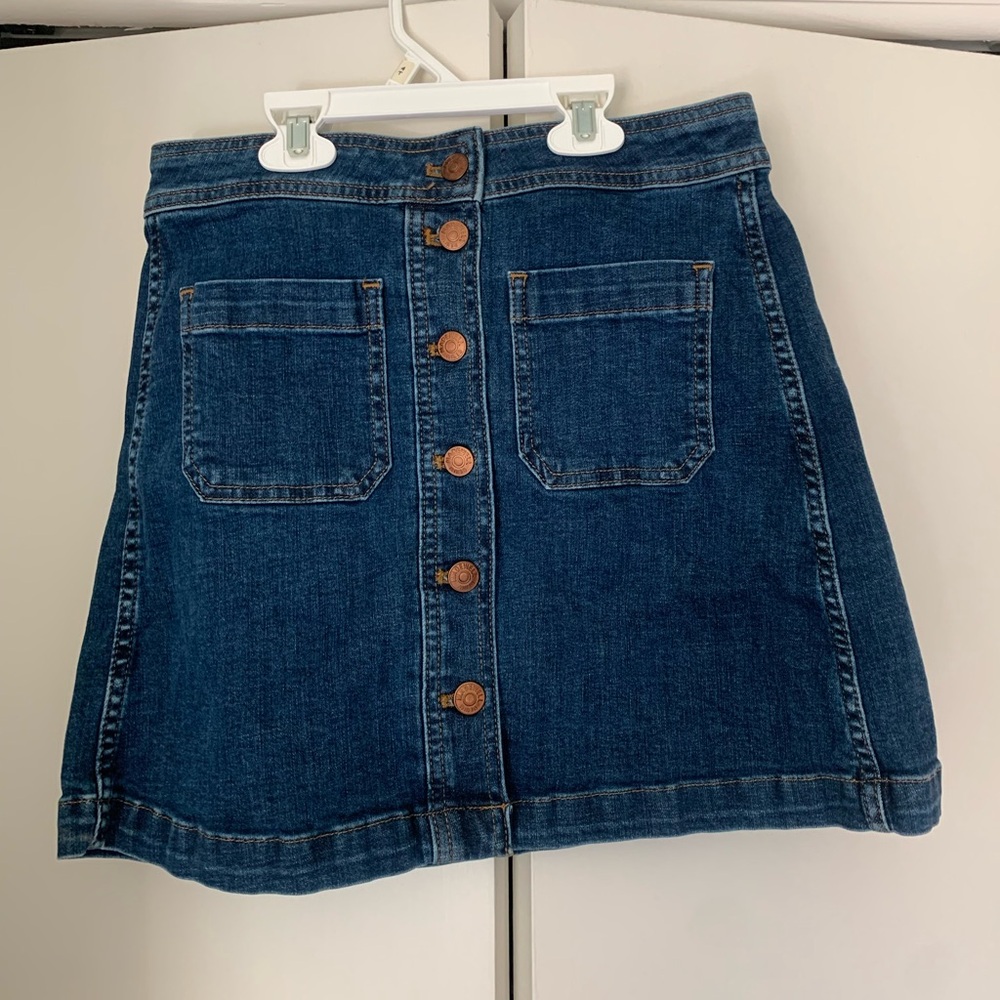 Madewell denim skirt size 0